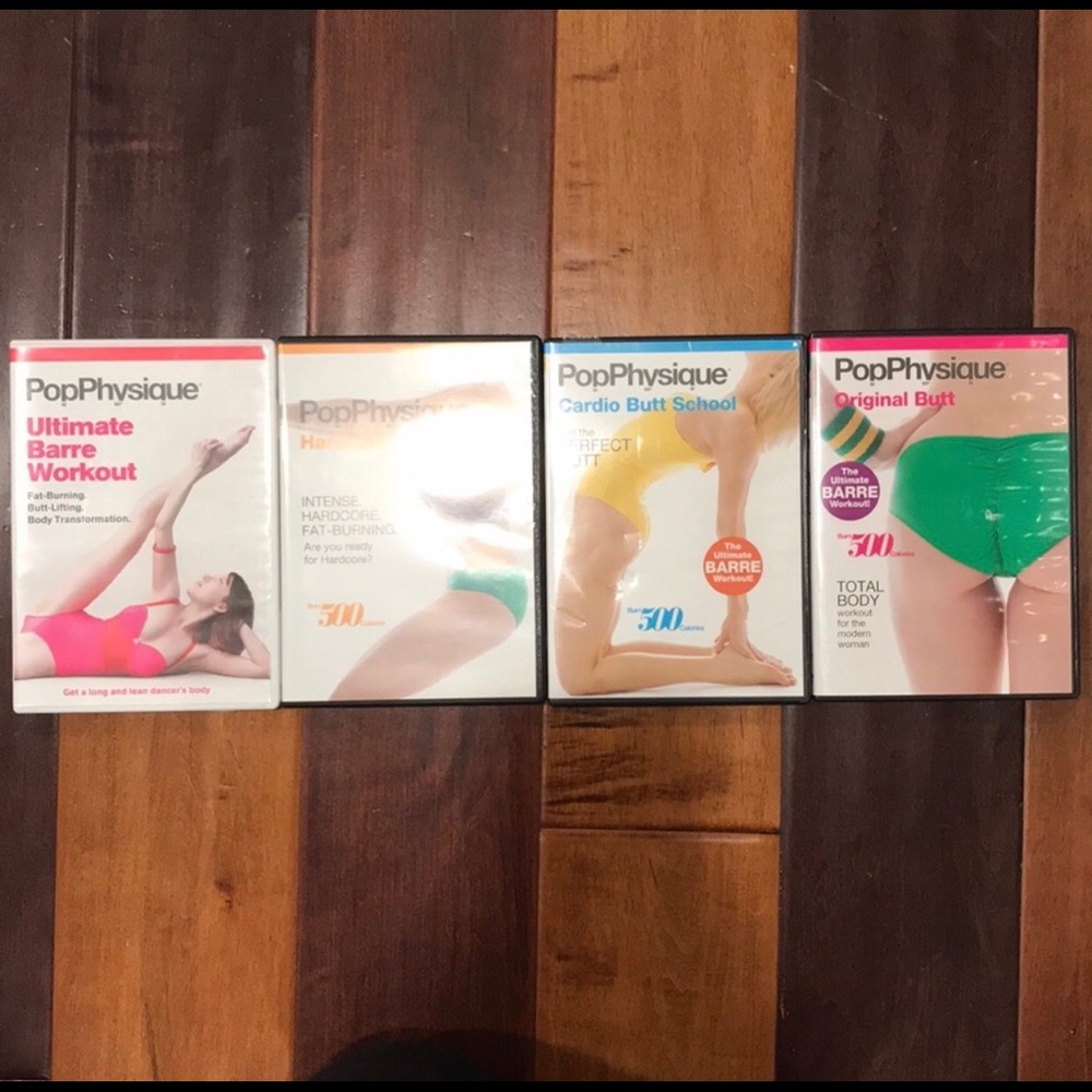 4 Pop Physique DVDs